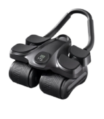 Four-Wheel Elbow Support Automatic Rebound Abdominal Fitness Wheel.