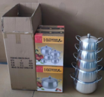 5Pcs Aluminium Pot Set - Cookware kitchen set