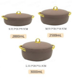 3pcs Egg Shaped Heat preservation/Insulation box 2L, 2.5L, 3L - Image 5