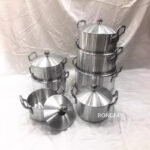 7Pcs Aluminium Pot Set - Cookware kitchen set - Image 3