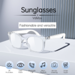 Fashionable and Trendy V6 Max Smart Bluetooth Glasses, with Bluetooth Calling, Music Listening, Couple Sunglasses, Remote Control, and Phone Camera control functions - Image 2